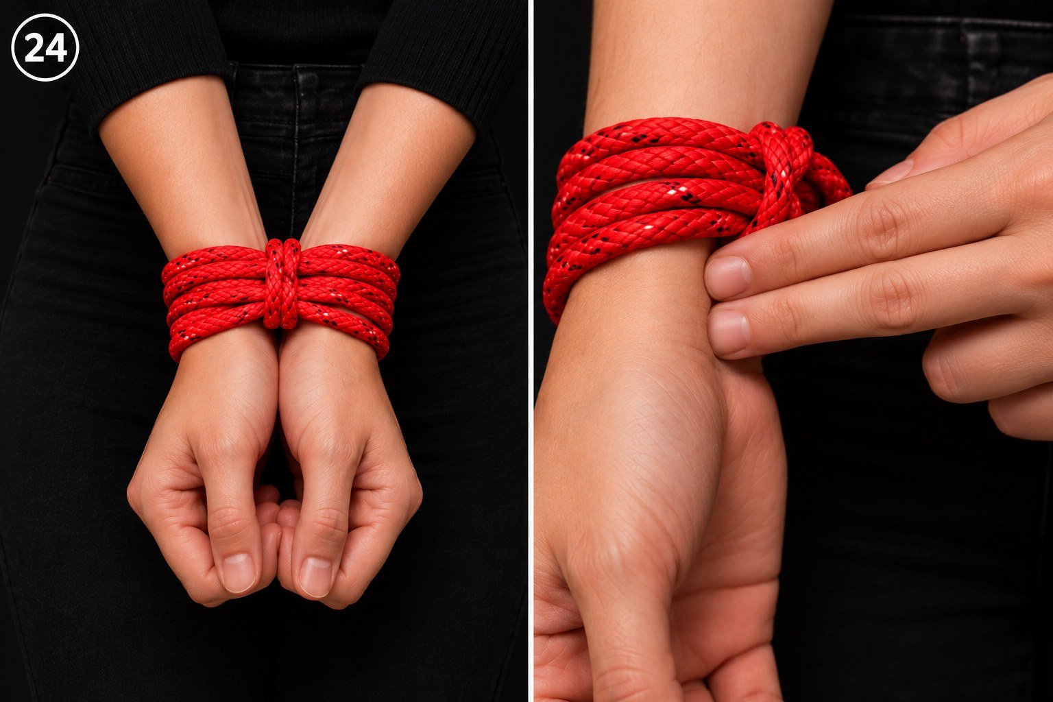 Comprobar la circulación de la mano tras atar la muñeca