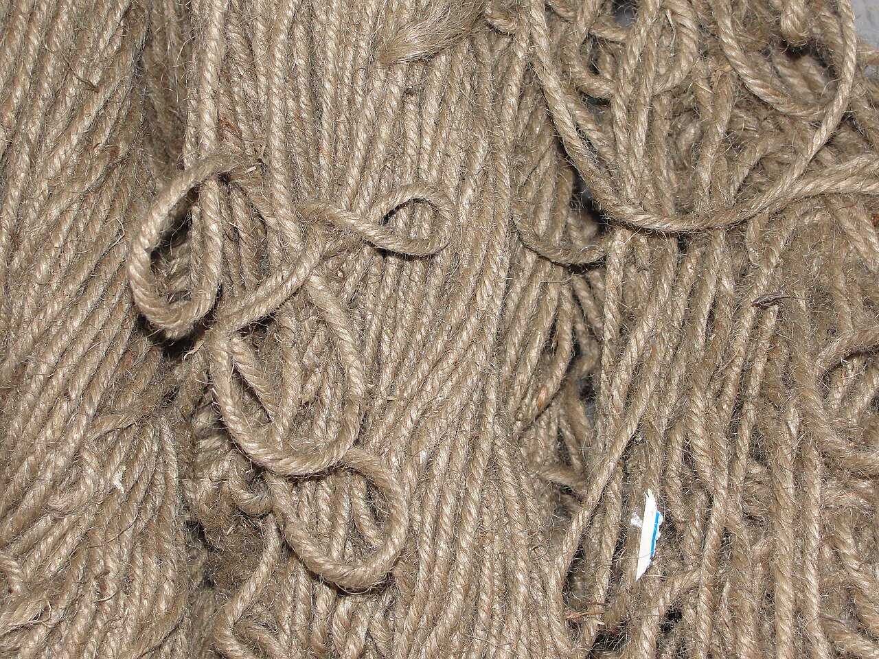 Fibras de cuerda natural