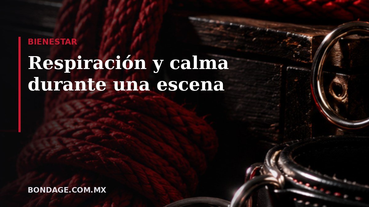 Portada del artículo: Respiración y calma durante una escena (bondage.com.mx)