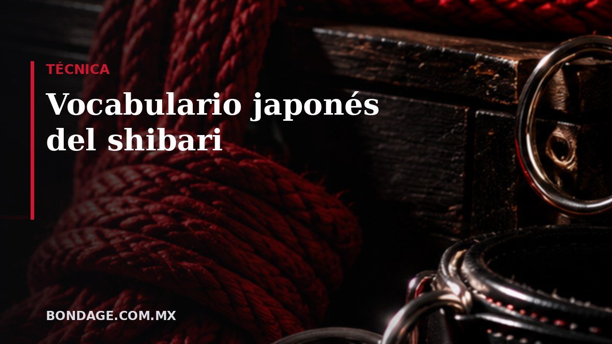 Portada del artículo: Vocabulario japonés del shibari (bondage.com.mx)